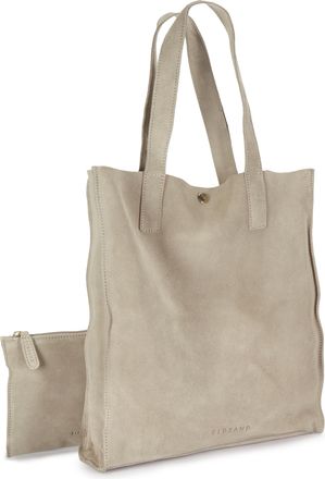 Elbsand Schultertasche ELBSAND, Damen, sand, Rindsleder, clean, unifarben, Taschen Schultertasche, Handtasche, Tragetasche, Damentasche