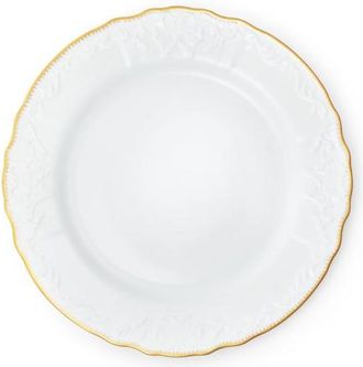 Anna Weatherley Simply Anna Dinner Plate in White/gold at Nordstrom