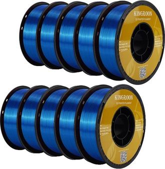 OEM Filamento Para Impresora 3d, Pla Sedoso, 1,75 Mm De Di&aacute;metro, Amarillo, Verde Y Azul