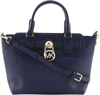 Michael Kors Pre-owned Handbag - Dames - Vintage Handtas - Blauw - ONE Size - Leer - Vintage