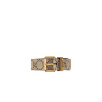 Gucci Leather Belt - Heren - Riemen - Beige - 90 CM - Leer - Accessoires