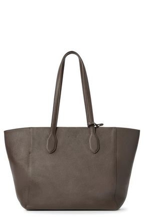 Shinola Runabout Pebble Leather Tote in Espresso at Nordstrom
