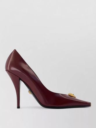 Versace pump t105 calf leather gold accents