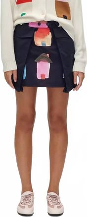 Stine Goya Waistbelt Mini Skirt In Refugios