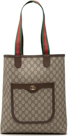 Gucci Pre-owned Gucci GG Supreme Web Ophidia Tote Unisex 42AMMC7PXUOHIDK2