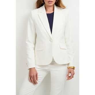 Trina Turk Incanta Blazer in Whitewash at Nordstrom, Size 12