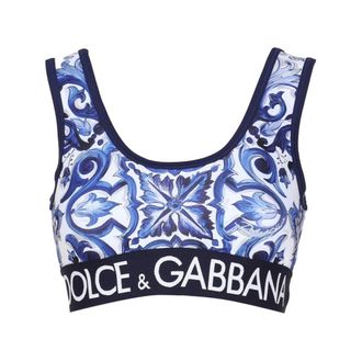 Dolce & Gabbana Top Elegante - - Tops - Donna - Blu - XS