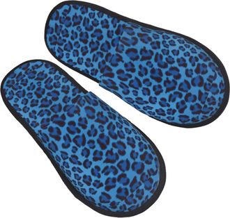 Generic Hotel Slippers Leopard Skin Animal Non-Slip Slippers Unisex Anti-Slide Slipper For Ladies Bedroom Travel M