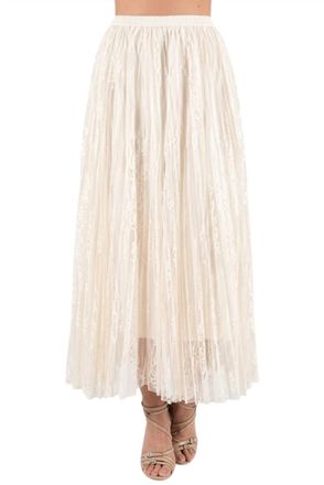 Origami Jewellery Samantha Tulle Maxi Skirt In White