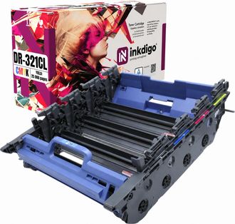 OEM Tamburo Inkdigo Dr321 Compatibile Con Brother Dcp-l8400cdn Hl-l8250cdn, Certificato T&uuml;v