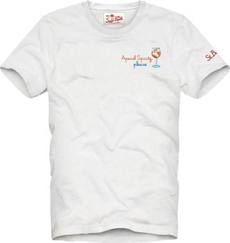 MC2 Saint Barth T-Shirt - Heren - T-shirts - Wit - XL - Katoen - Tops