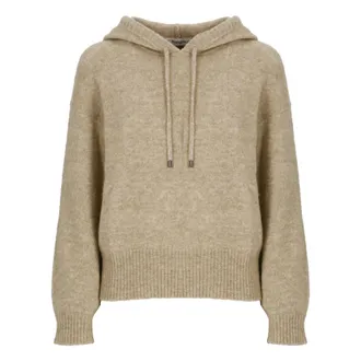 KANGRA Sudadera de algod&oacute;n y alpaca - Sweatshirts & Hoodies - Mujer - Beige - S