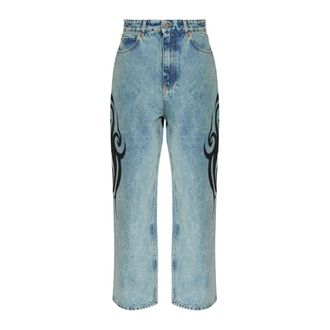VETEMENTS Dames, Jeans, Blauw, Maat: W27 Katoen