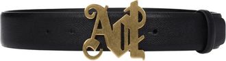 Palm Angels Regular Riem - Dames - Riemen - Zwart - 70 CM - Leer - Accessoires
