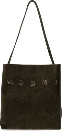 Marni Museo Bag - Dames - Shoppers - Groen - ONE Size - Leer - Tassen
