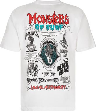 Local Authority Mens Printed Cotton T-Shirt White T-Shirts And Polos