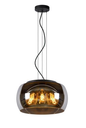 Lucide OLIVIA Dimmable Adjustable Indoor Stylish Modern Pendant Light 3xE27 in Grey