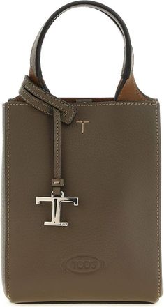 Tod's Olive T Timeless Mini Crossbody Bag