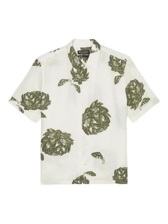 Marc O'Polo Overhemd met bloemenprint - Wit