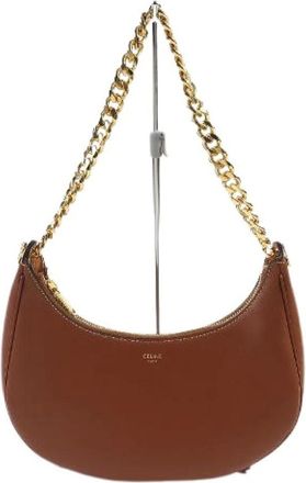 Celine Pre-owned Vintage Schoudertas - Dames - Vintage Schoudertas - Bruin - ONE Size - Leer - Vintage