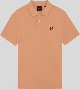 Lyle & Scott Lyle And Scott Mens Cotton Polo Shirt - Orange - Size: 44