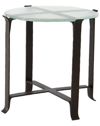 Global Views Melting Glass Side Table