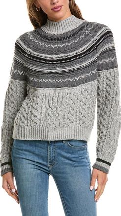 525 america Cable Wool-Blend Pullover
