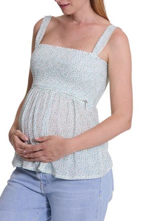 Cache Coeur Maternity and Nursing Top Ambre in Sky at Nordstrom, Size X-Large