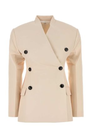 Co Light Pink Viscose Blend Blazer