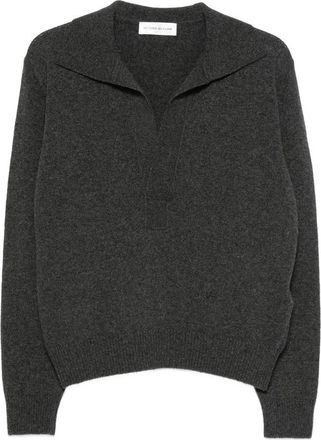 Victoria Beckham Spread-collar V-neck Sweater