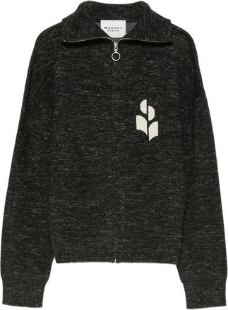 Isabel Marant Koxy Logo-intarsia Zip-up Sweater
