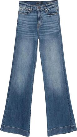 7 For All Mankind Groovy Denim Jeans - Dames - Bootcut Jeans - Blauw - W25 - Denim - Jeans