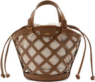 Arezzo Small Petra Leather Bucket Bag in Soul Natural/natural at Nordstrom