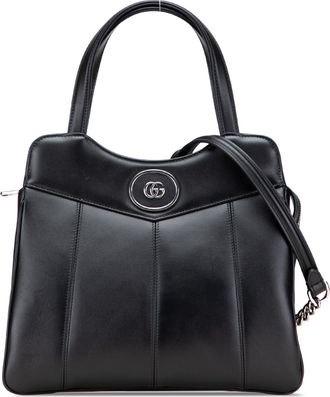 Gucci Pre-owned Womens Leather Handbag - Black - One Size