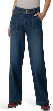 Kut from the Kloth Jodi High Waist Straight Leg Utility Jeans in Nourish at Nordstrom, Size 16