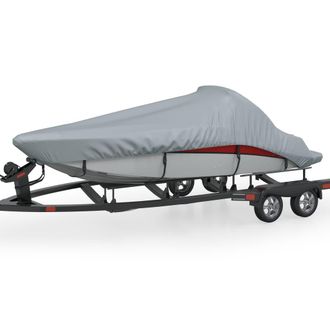 vidaXL Cubierta De Barco Funda De Barco Gris Largo 427-488 Cm Ancho 229 Cm Vidaxl