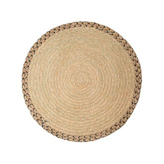 Klast Alfombra de yute natural 140 x 140 cm