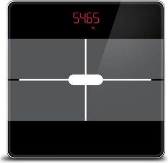 OEM Balanza Digital Para Ba&ntilde;o Con Aplicaci&oacute;n Y 13 &Iacute;ndices De Masa Corporal, 28 X 396 Lb/180 Kg, B&aacute;scula Bluetooth Para Imc, Grasa Corporal Y Masa Muscular