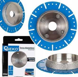 Geko Disco Diamante Geko Herramienta Fontanero 125 Mm Inserto 22 2 Mm