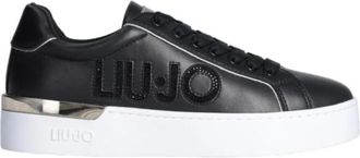 Liu Jo Dames Casual Sneakers - Dames - Sneakers - Zwart - 35 EU - Leer - Schoenen