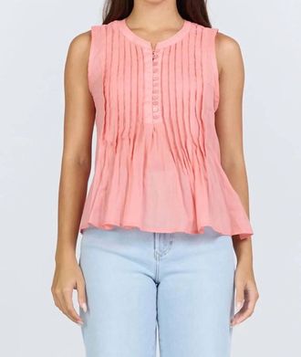 Dear John Denim Myron Sleeveless Top In Terracota