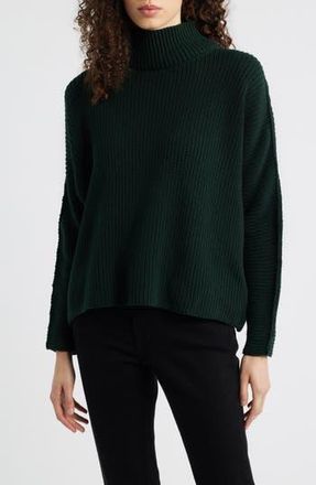 Frank & Eileen Montecito Turtleneck Sweater in Bristish Racing Green at Nordstrom Rack, Size X-Large