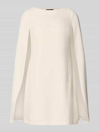 Lauren Ralph Lauren Schmales Cocktailkleid mit U-Boot-Ausschnitt Modell PETRA in Offwhite, Gr&ouml;&szlig;e 34