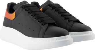 Alexander McQueen Mens Multicolor Leather Sneaker Black Calfskin