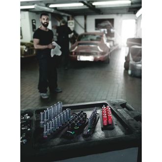 Wera Set De 9 Llaves De Vaso Largas Zyklop 1/4 Nuss-magnetleiste A Deep 1