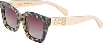 Earth Wood Unisex Antalya 55Mm Polarized Sunglasses