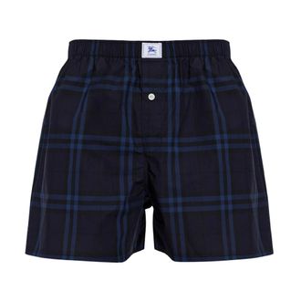 Burberry Ondergoed, Heren, Blauw, XL, Katoen, Barnaby Boxer Shorts