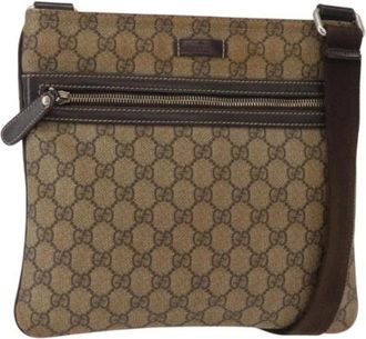 Gucci Pre-owned Cross Body Bags, female, Beige, Size: ONE SIZE Pre-owned Vintage Cross Body Bag