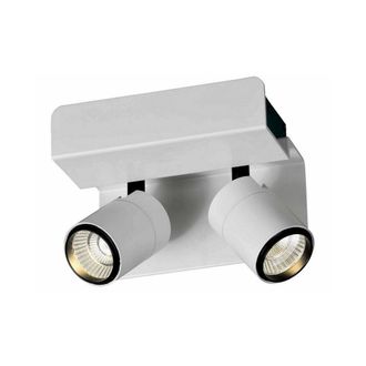 Netlighting Fusion Surface Mounted Spotlight White Black 2x7W 960lm LED
