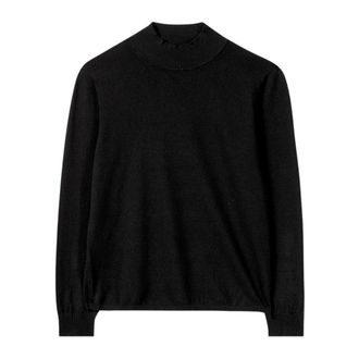 Luisa Cerano Truien & Vesten, Dames, Zwart, S, Luxueuze Gebreide Coltrui